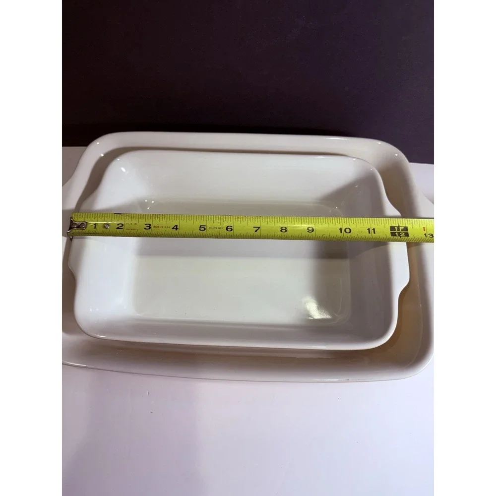 Sur La Table Stoneware Casserole Dish Set of 2 Yellow Made in Portugal
